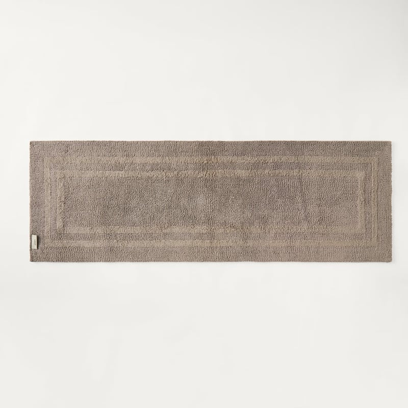 Regent Mushroom Reversible Cotton Bath Runner	