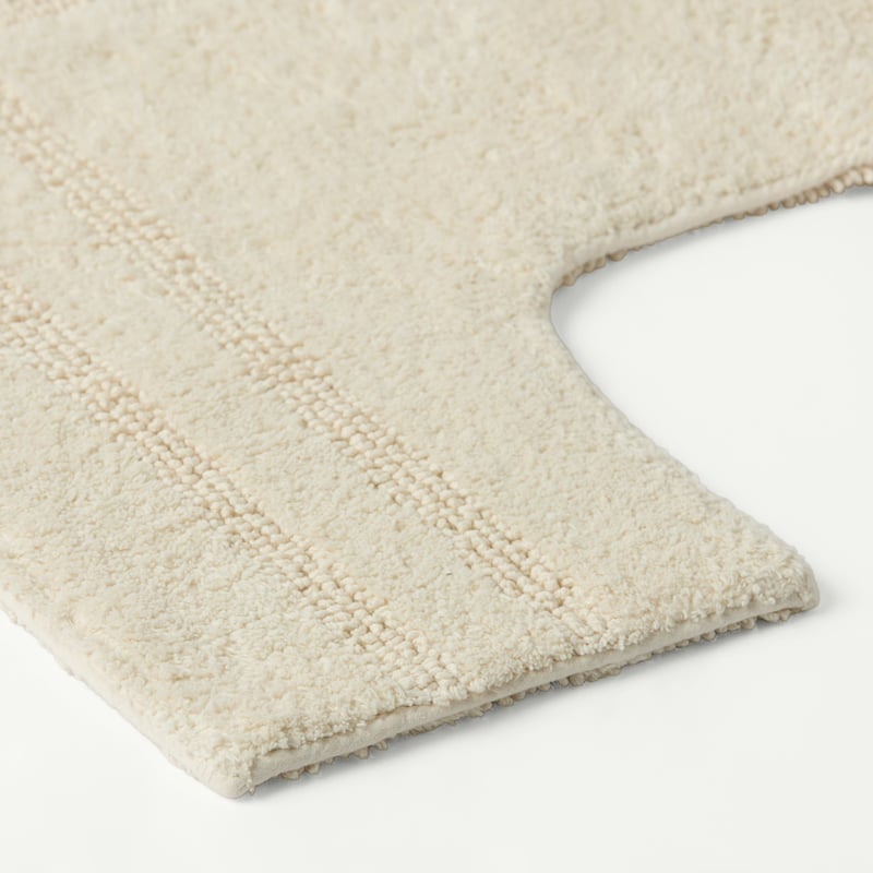 Regent Stone Reversible Cotton Contour Bath Mat 