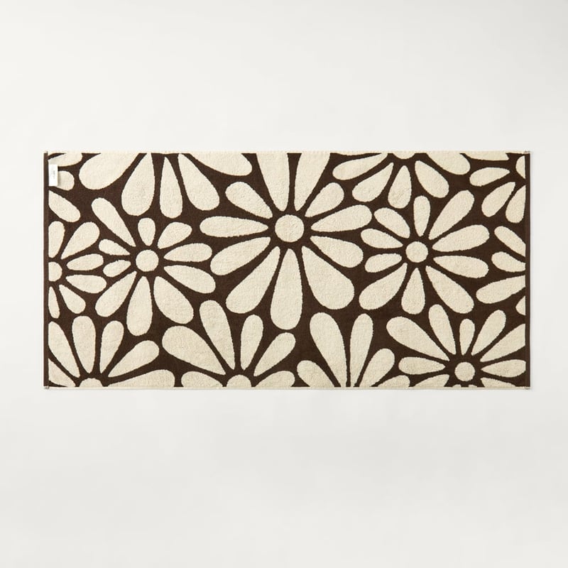 Amelia Beach & Chocolate Floral Reversible Towel Range