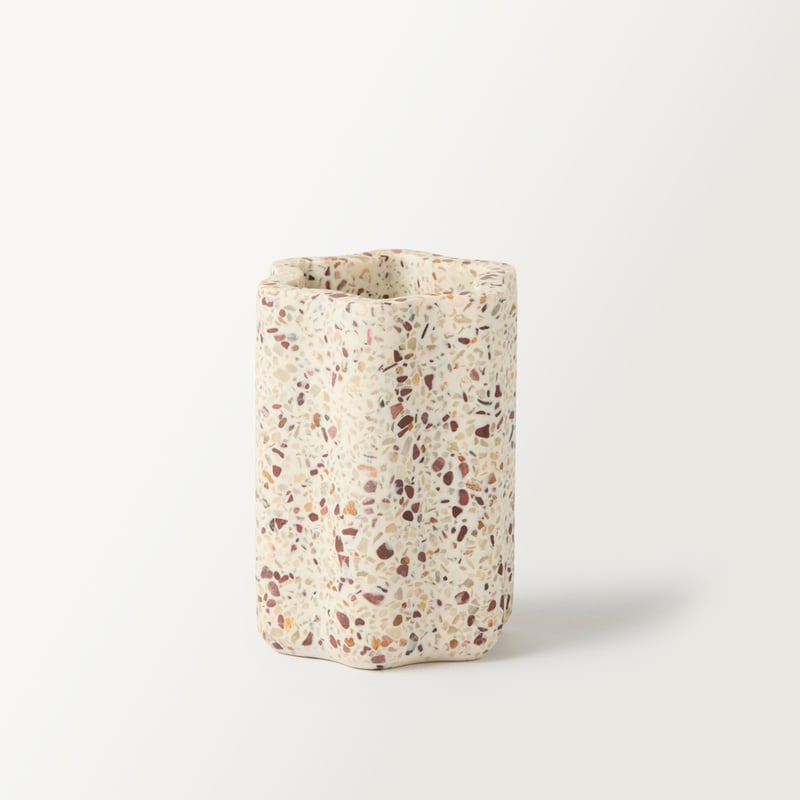 Enzo White & Chocolate Bathroom Accessories