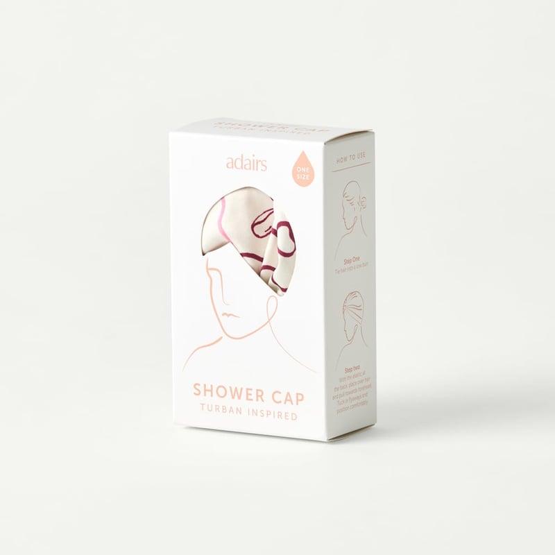 Pink Bows Printed Shower Cap