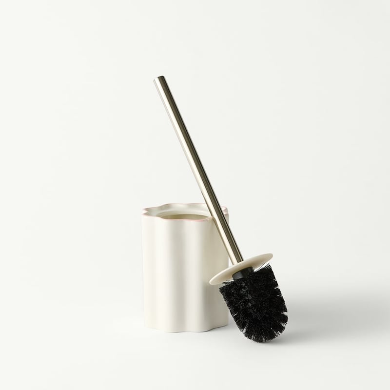 Vienna Coconut & Pink Scallop Bathroom Accessories