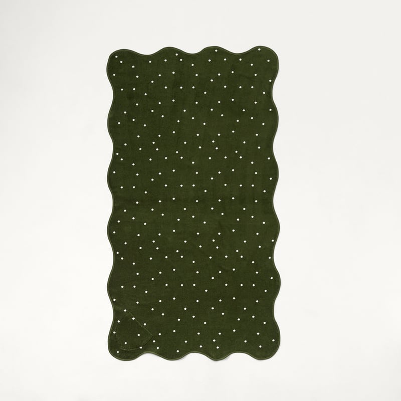 Avalon Beach Polkadot Luxe Velour Pocket Beach Towel