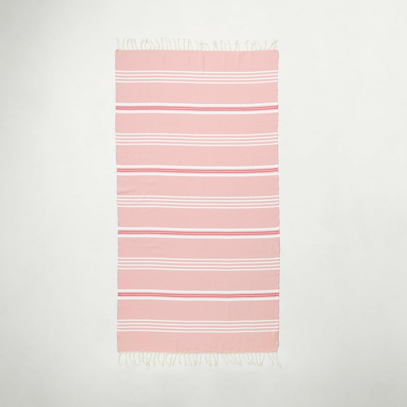 European Collection Pink Peshtemal Beach Towel