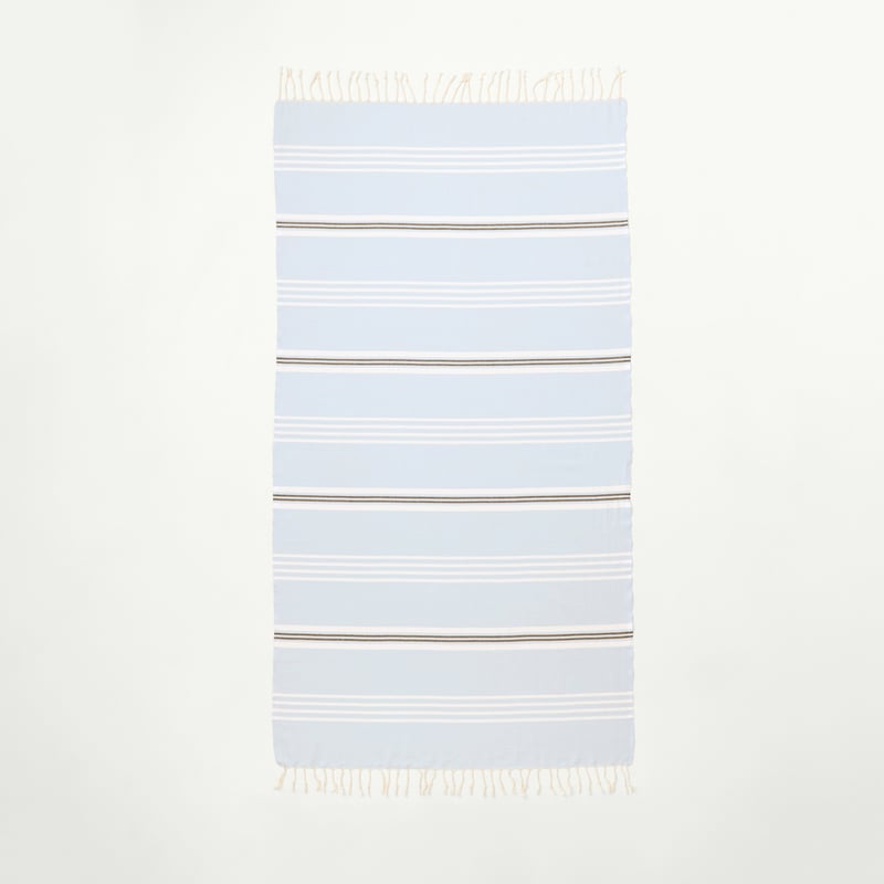 European Collection Blue Peshtemal Beach Towel
