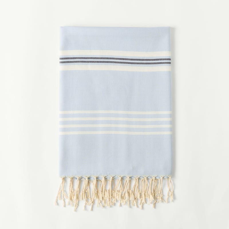 European Collection Blue Peshtemal Beach Towel