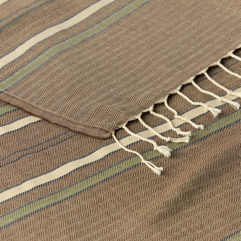 European Collection Chocolate Peshtemal Beach Towel
