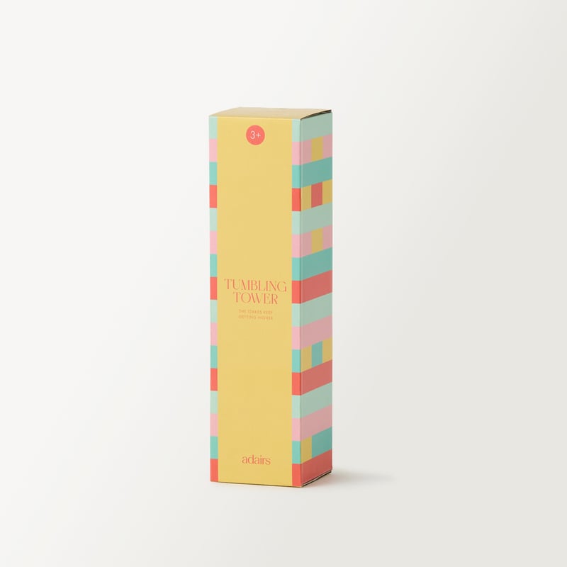 Summer Games Aqua & Pink Tumbling Tower