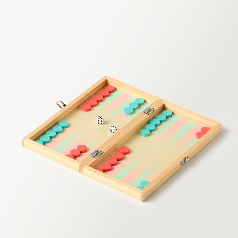Summer Games Aqua & Pink 3 in 1 Board Games
