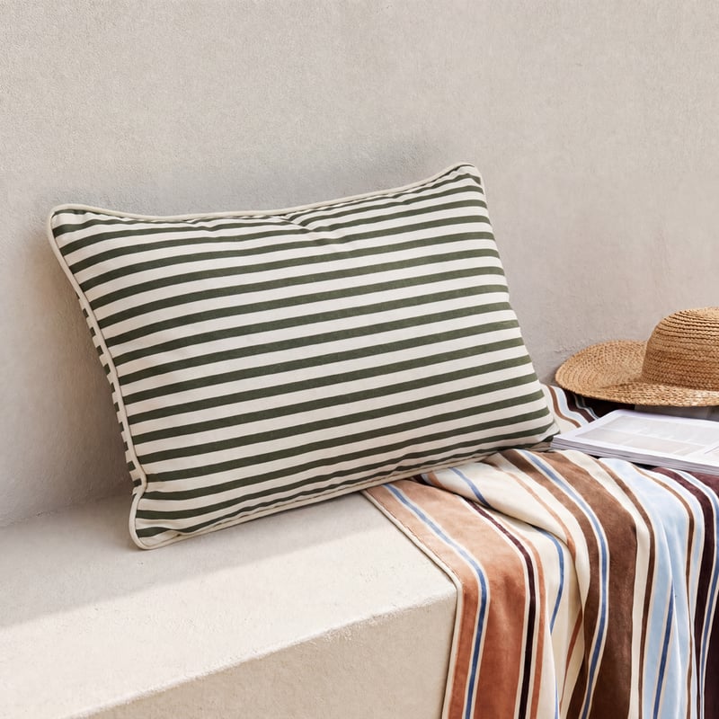 Outdoor Sardines Green Cushion