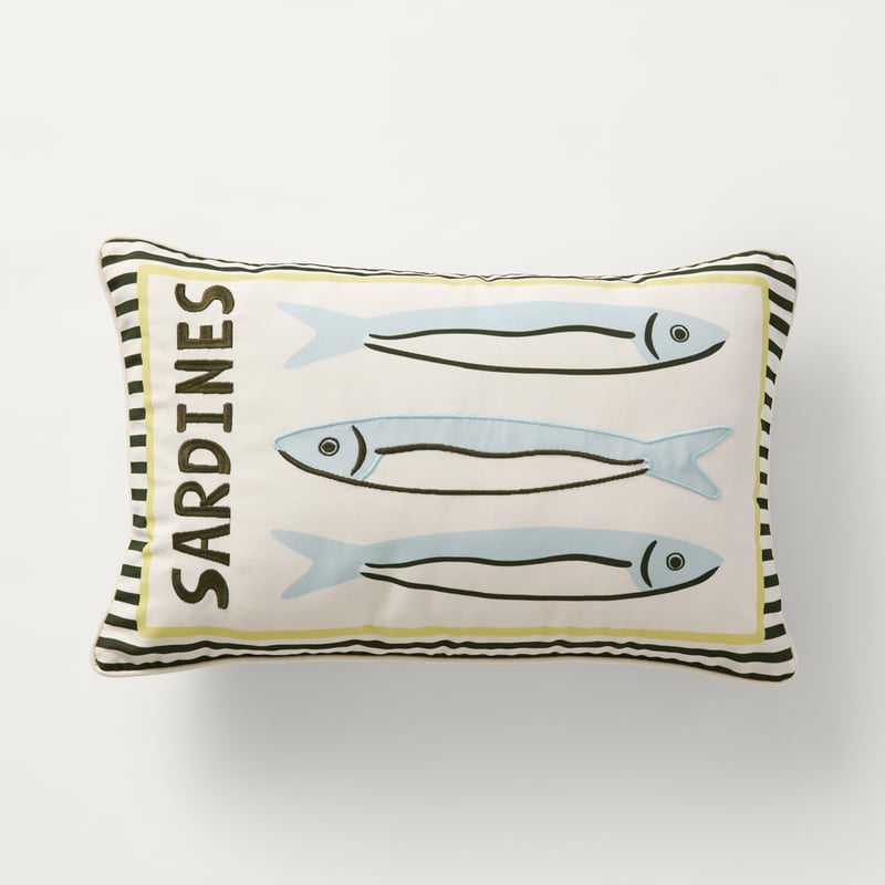Outdoor Sardines Green Cushion