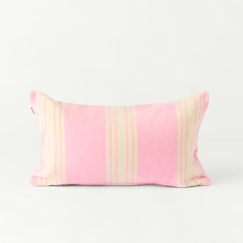 Inflatable Pink Jervis Stripe Beach Pillow