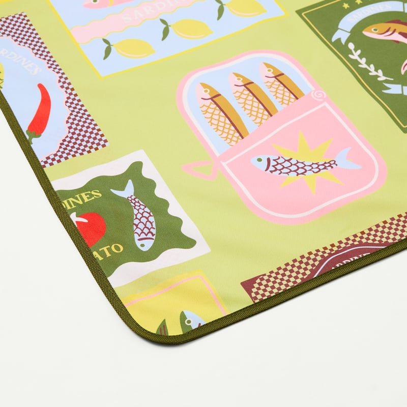Flynns Celery Multi Regular Picnic Rug