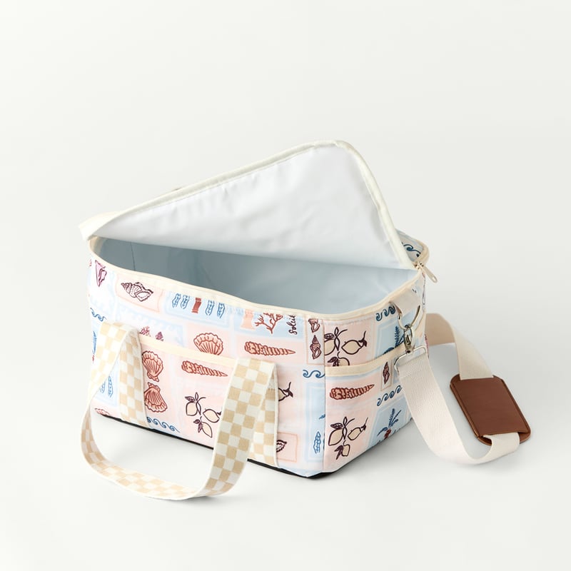 Nerida Blue & Pink Small Beach Cooler Bag