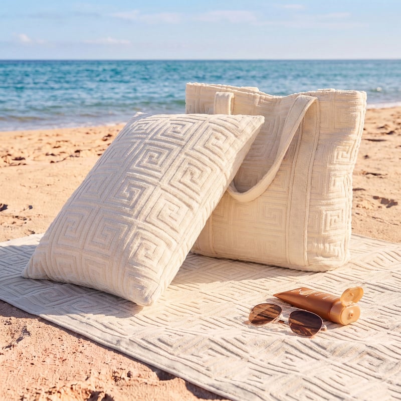 Inflatable Egret Trinity Beach Pillow