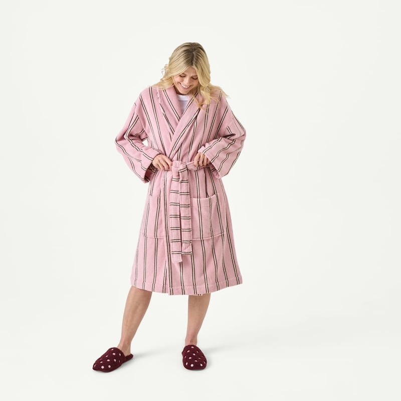 Lincoln European Turkish Cotton Pink Blossom & Truffle Bath Robe