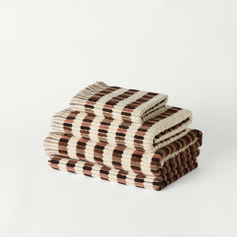 European Willow Turkish Cotton Coffee Mult Towel