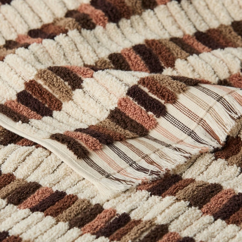 European Willow Turkish Cotton Coffee Mult Towel