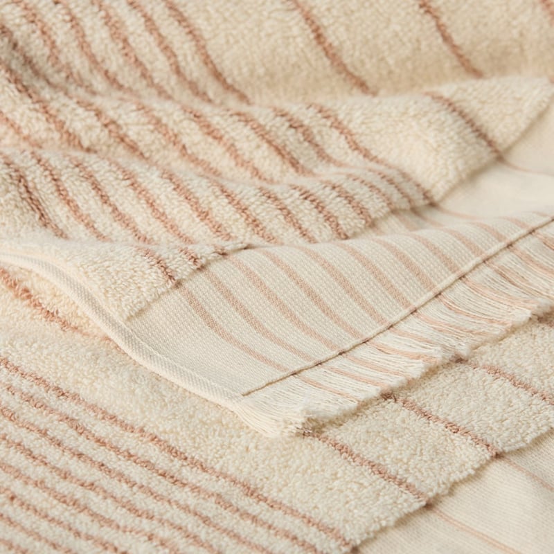 European Gabriella Turkish Cotton Natural & Sandalwood Towel 