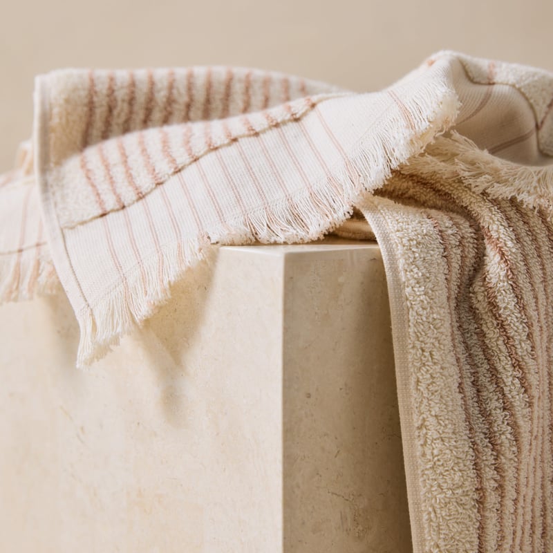 European Gabriella Turkish Cotton Natural & Sandalwood Towel 