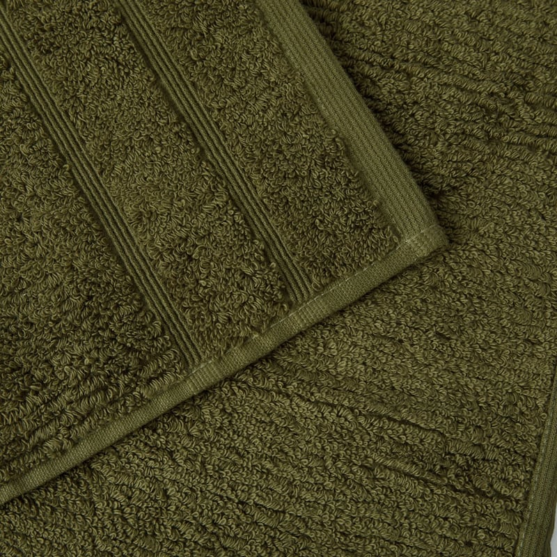 Flinders Dark Olive Towel Range