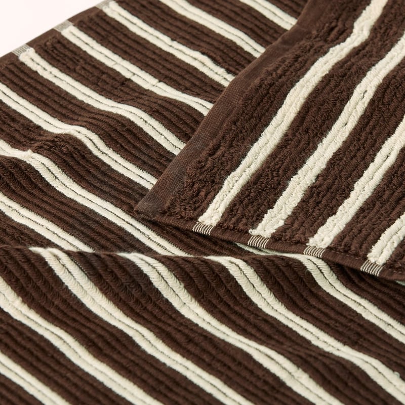 Flinders Beach & Chocolate Stripe Towel Range