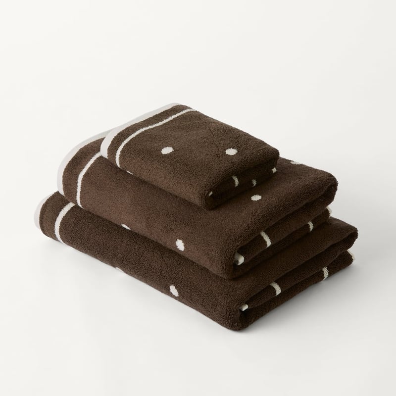 Odette Beach & Chocolate Spot Towel Range