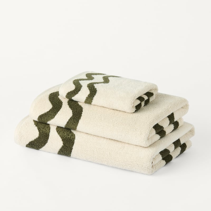 Pippa Beach & Olive Towel Range 