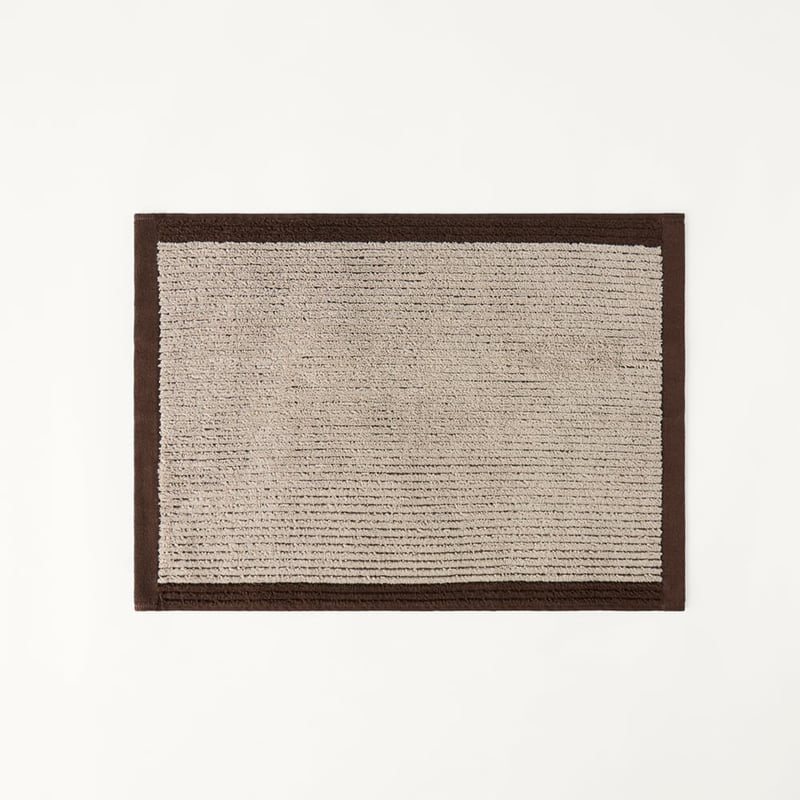 Brigette Border Mushroom & Chocolate Towel Range
