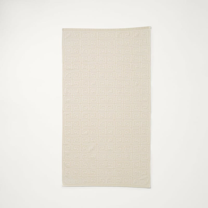 Terry Egret Trinity Textured Beach Towel