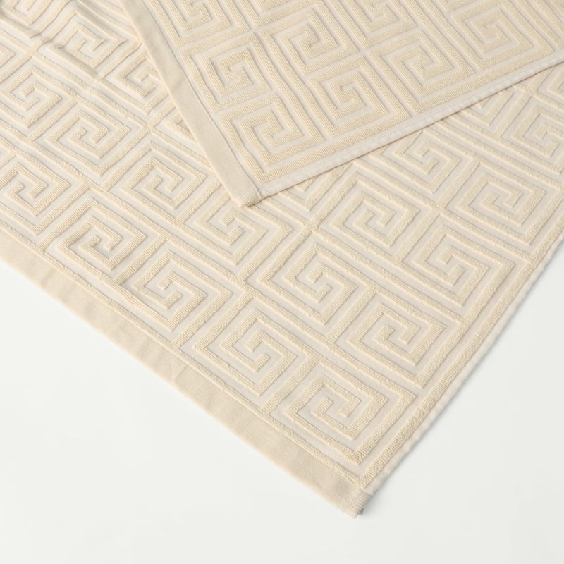 Terry Egret Trinity Textured Beach Towel