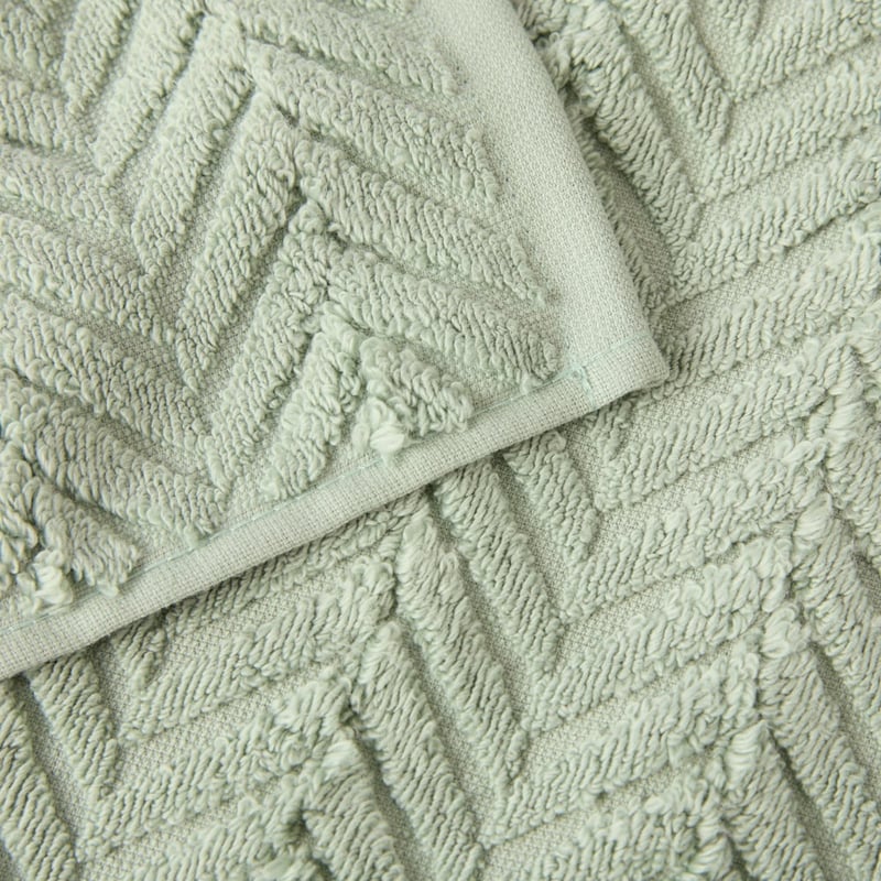 Mimosa Mineral Green Textured Towel Range