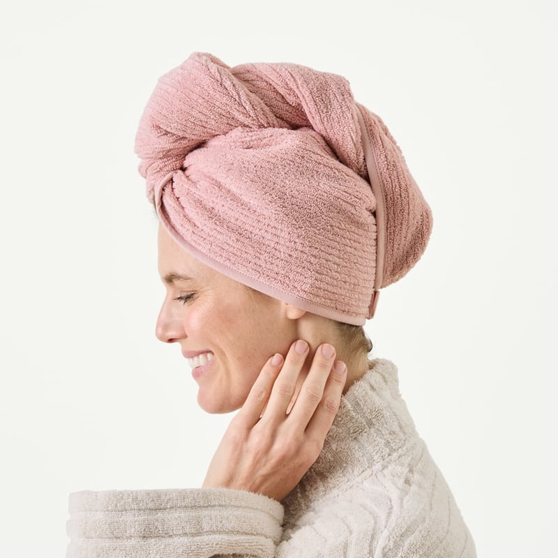 Flinders Pink Blossom Hair Towel Wrap