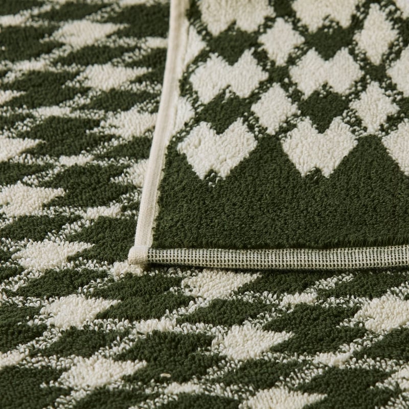 Ainsley Spinach & Natural Towel Range