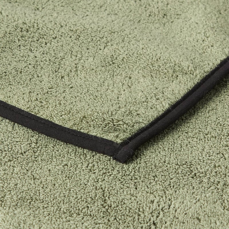 Dorchester Moss & Black Towel Range 