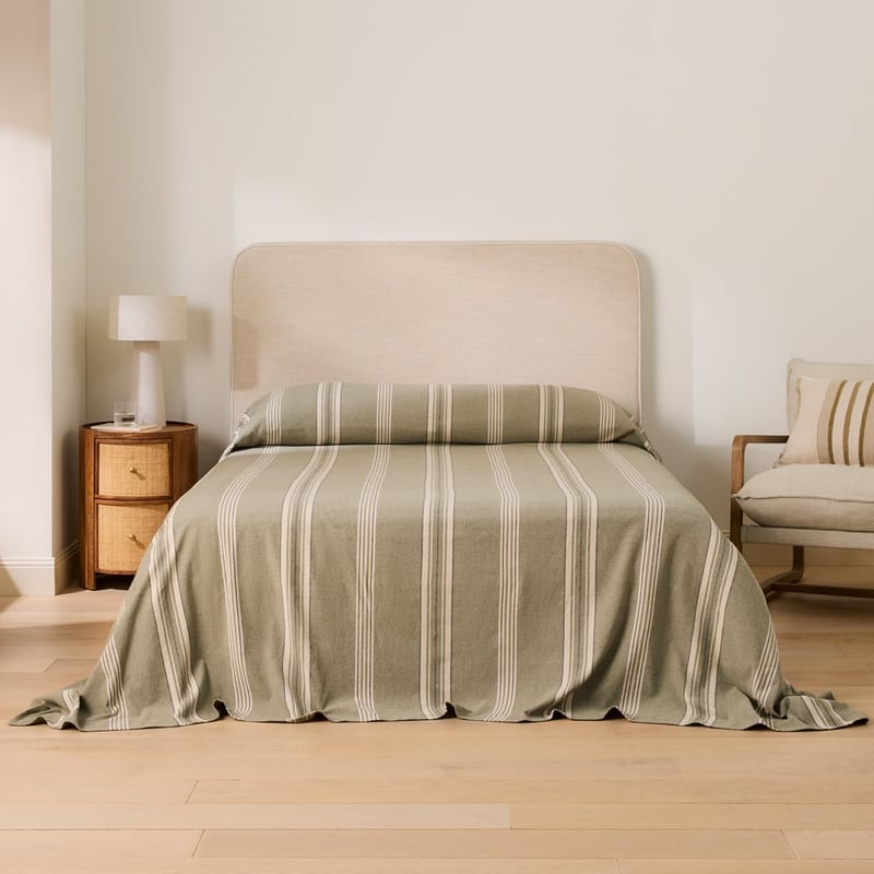 Hunter Forest Stripe Pillowcases