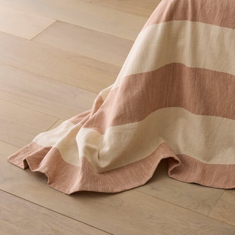 Carter Pecan Stripe Bedcover Separates