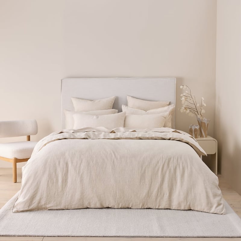 Vintage Washed Linen Linen Quilt Cover Separates