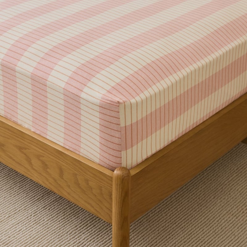 Elliot Rose Stripe Flannel Sheet Separates