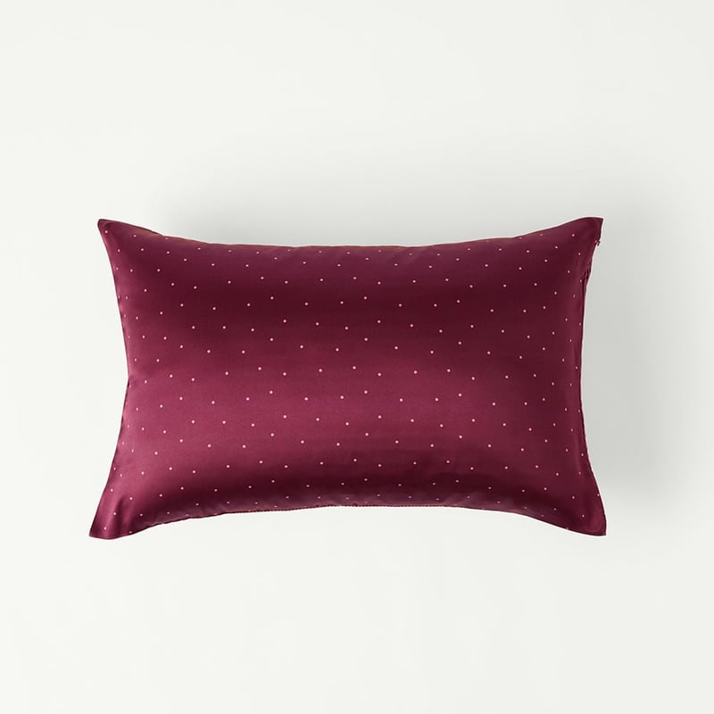 Pure Silk Polka Dot Burgundy Gift Set