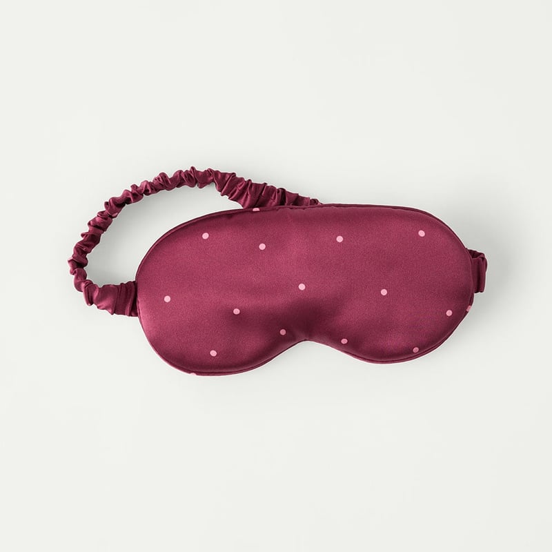Pure Silk Polka Dot Burgundy Gift Set