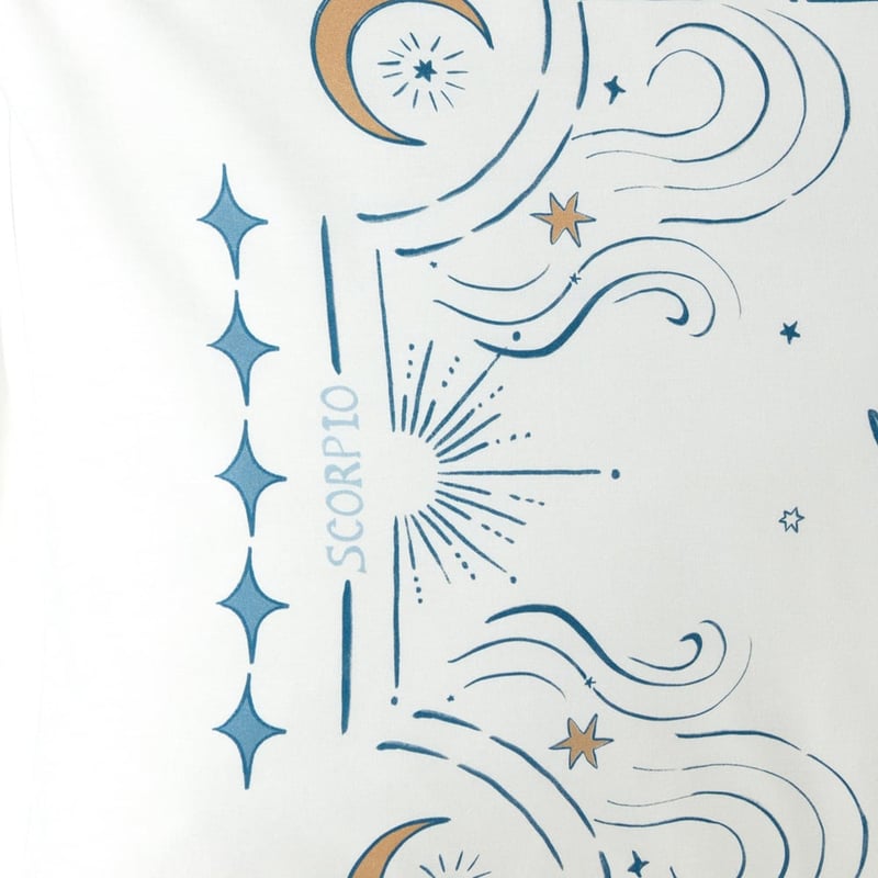 Zodiac Blue Scorpio Pillowcase