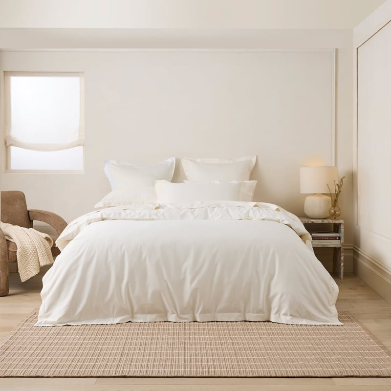 600TC Bamboo Cotton Undyed Quilt Cover Separates