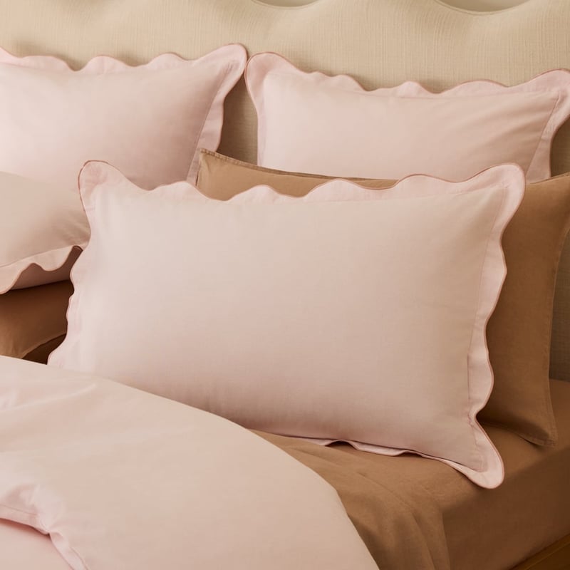 Hallie Rose Scallop Quilt Cover Set + Separates