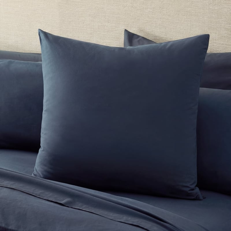Stonewashed Cotton Midnight Navy Quilt Cover Separates