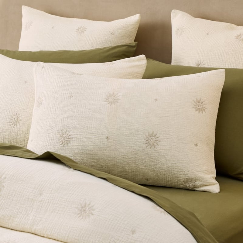 Kalindi Natural Quilt Cover Set + Separates 