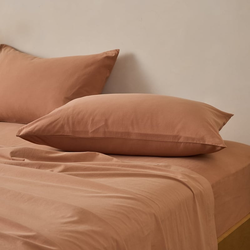 Stonewashed Cotton Earth Sheet Separates