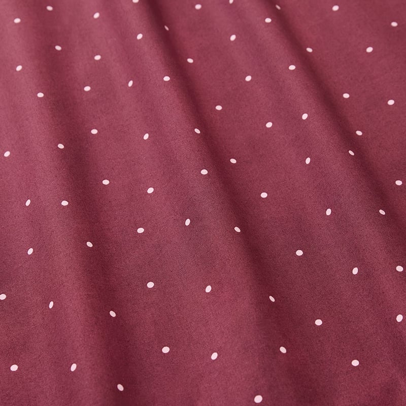 Polka Dot Berry Printed Sheet Set
