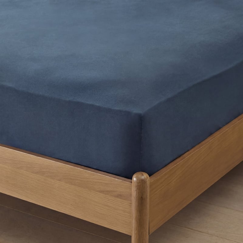 Stonewashed Cotton Midnight Navy Sheet Separates