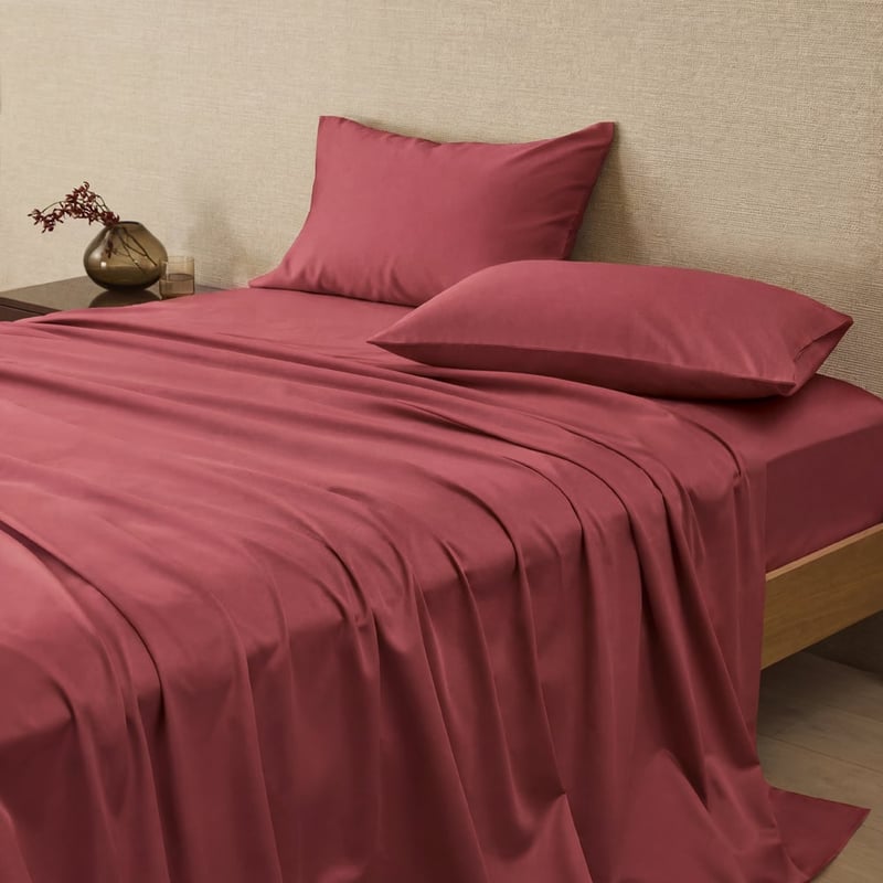 Bamboo Cotton Redwood Sheet Set